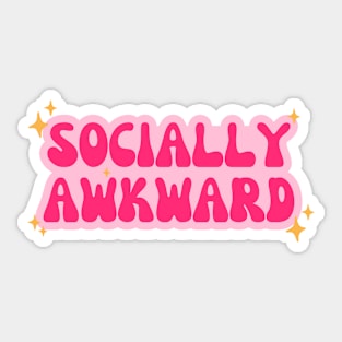 Socially awkward Sticker